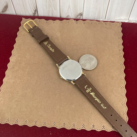 Vintage Elegant but Stylish Unisex Seiko Lassale 18K Gold Plated Watch - Picture 8 of 9